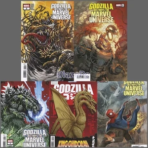 Godzilla Destroys Marvel Universe #2 A B C D E Variante Set Opciones Preventa 8/20 - Imagen 1 de 7