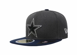 New Era 59Fifty Kids Boys Hat Dallas Cowboys Shader Gray Blue Youth Fitted Cap - Picture 1 of 5