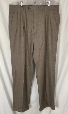 Pantalones vintage Burberry para hombre 36x33 lana pata de gallo hechos en EE. UU. Foto 1 de 4