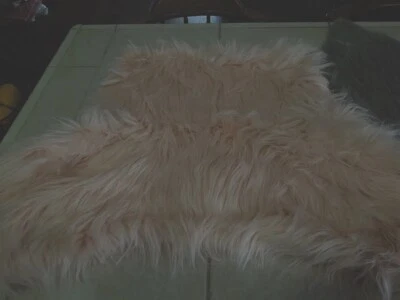 Funda de almohada Pottery Barn mullida para salón adolescente piel sintética rosa Foto 1 de 4