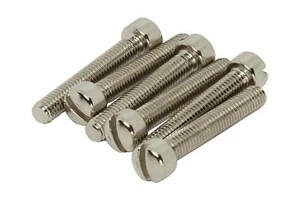 Tornillos de poste de relleno Humbucker P90 métrico M3 niquelados cantidad 6 - Imagen 1 de 1