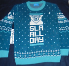 Rubrik Pullover Ugly Christmas Holiday Sweater Sla All Day Size Large Adult