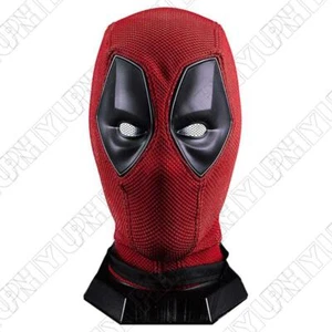 Deadpool Full Face Mask Breathable Knit Mask for Halloween Cosplay, Red - Picture 1 of 5