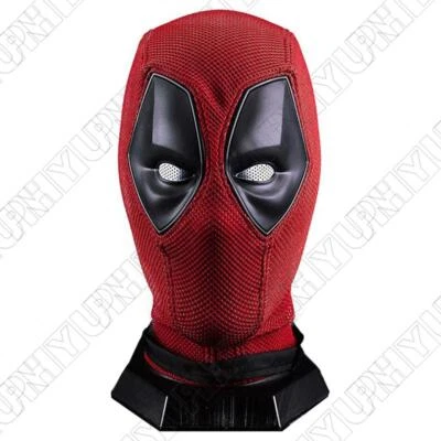 Deadpool Full Face Mask Breathable Knit Mask for Halloween Cosplay, Red - Image 1 of 4