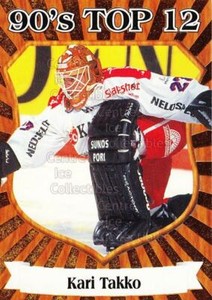 1998-99 Finnish Cardset 90s Top 12 #12 Kari Takko