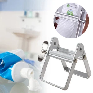 Toothpaste Squeezer Tool Dispenser Metal Paint Tube Wringer Hand Roller Tool - Picture 1 of 12
