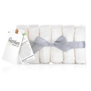 Parker Baby Washcloths - 6 Pack of 100% Cotton Muslin Wash Cloths - Soft Abso... - Picture 1 of 9