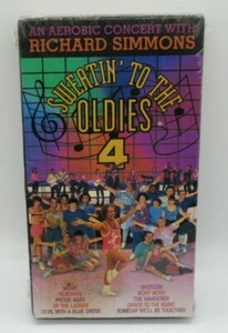 SWEATIN TO THE OLDIES 4 - AEROBIC WORKOUT CONCERT VHS VIDEO, RICHARD SIMMONS - Picture 1 of 2
