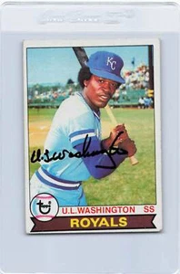 1979 Topps #157 U.L. Washington Royals Signed Auto *K2113 - Picture 1 of 2