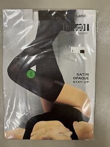 WOLFORD SATIN OPAQUE Stay -up 45 den Stockings, L , coca