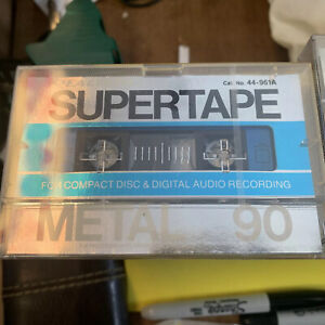 REALISTIC SUPERTAPE Group Lot METAL MIV-90 BLANK Sealed 4 Tapes One 90 Three 60