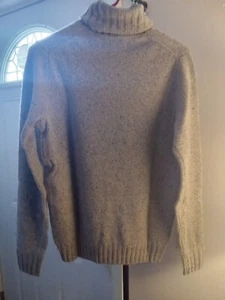 XS Lello Herren Lammwolle Donegal Rollkragen Winter Pullover  - Bild 1 von 7