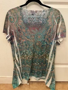 Carol Little Multicolor Blouse sz 3x - Picture 1 of 4