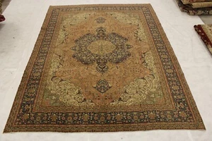 9'11" x 12'10" ft. Turkish Ladik Design Hand Knotted Traditional Wool Rug - Picture 1 of 7