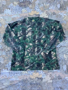 Vintage Cabela's Camo Long Sleeve Shirt Mens XL Cotton Mesh Real Tree - Picture 1 of 5