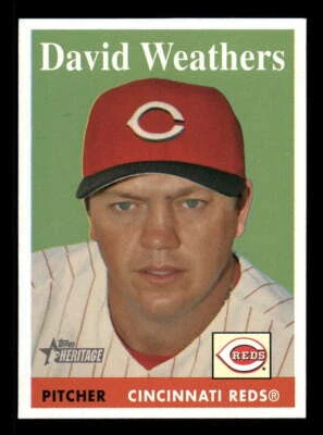 2007 Topps Heritage #176 David Weathers NM-MT SP Reds - Image 1 of 2