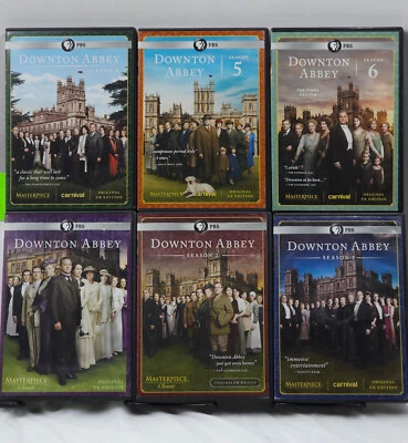 DOWNTON ABBEY ПОЛНЫЙ СЕРИАЛ СЕЗОН 1 2 3 4 5 6 СЕЗОНОВ 1-6 ТВ НА DVD - Изображение 1 из 4