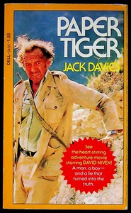 Paper Tiger 1975 Jack Davies David Niven Action Thriller Movie Tie-in Pocket PB - Picture 1 of 7