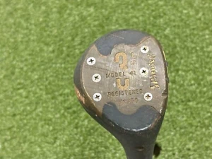 Spalding Robert T Jones JR Model 141 3 Wood RH Syncro-Power Reg Steel (L9628) - Picture 1 of 8
