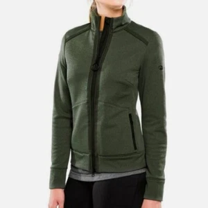 Oros Solarcore Womens Green Insulated Midlayer Orion Jacket Size Small Rubber - Picture 1 of 10