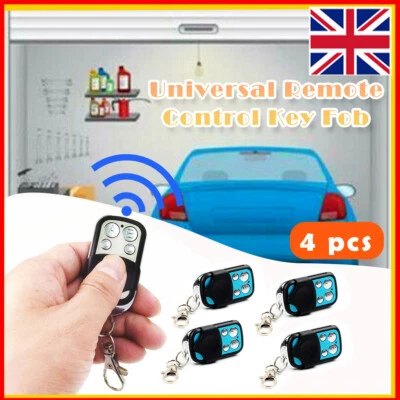 4X Electric Cloning Universal Gate Garage Door Remote Control Fob 433mhz Key Fob - Image 1 of 4