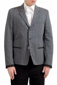 Dolce & Gabbana Men's Gray Three Button Blazer Sport Coat US 40 IT 50 - Picture 1 of 5