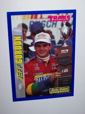 1994 Traks Auto Value international race productions Jeff Gordon card #25 - Image 1 of 2