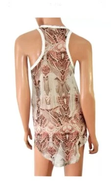 IMPRESIONANTE, ALMA VALIENTE, TALLA 10 NUEVO CON ETIQUETAS, chaleco/vestido de algodón con cuentas Foto 1 de 3