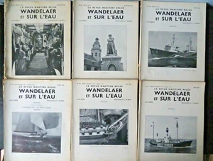 LOT 6 Wandelaer et Sur L'eau Jan-Jun 1950 Belgische marine yachting Westhinder - Picture 1 of 8