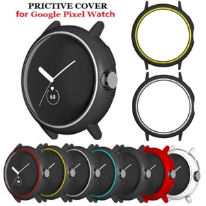 For Google Pixel Smart Watch 1 2 PC Case Screen Protector Cover Bumper Shell - Picture 1 of 38