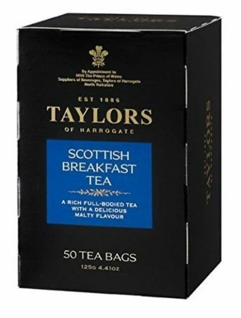 Taylors of Harrogate Scottish Breakfast 50 Teabags 1day Delivery