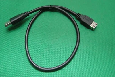 Short USB 3.0 Type A Male to A Female Extension Extender Cable TV Adapter 50cm - Image 1 of 4