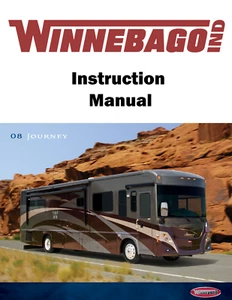 2008 Winnebago Journey Home Owners Operation Manual User Guide Coil Bound - Picture 1 of 6