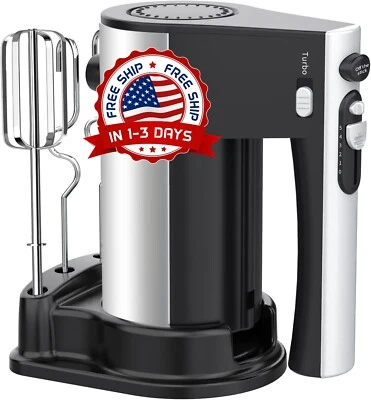 Batidora De Mano Eléctrica Batidora De Mano De Cocina 10 Velocidades Potente NEW - Image 1 of 4