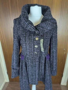 Joe Browns purple coat size 12 beautiful  - Foto 1 di 13