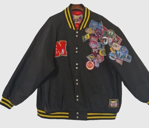 Vintage Jeff Hamilton NBA Hardwood Classics 6XL Jacket Retro ABA Team Patches - Picture 1 of 15