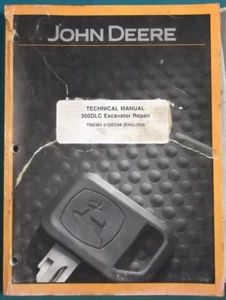 JOHN DEERE 350DLC EXCAVATOR TECHNICAL SERVICE SHOP REPAIR MANUAL BOOK - Picture 1 of 4