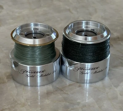 2 carretes de repuesto Pflueger Gold Medalist Pro con línea de pesca Foto 1 de 4