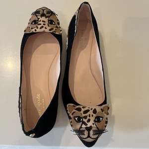Kate Spade New York Ballet Flats Run Wild Leopard Print - Picture 1 of 6