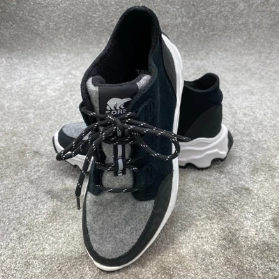 Sorel Kinetic Breakthru Caribou Womens Shoes Sz 9 Black Waterproof Boots 7166 - Image 1 of 4