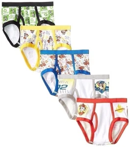 Paw Patrol Boys Briefs 5 Pack Underwear Sizes 4, 6, 8 - Picture 1 of 5