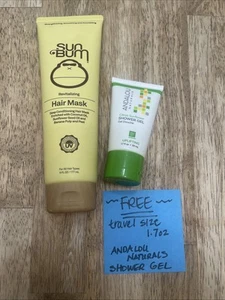 Sun Bum Haar revitalisierende (tiefe Zustand) Haarmaske 6 flüssige Unzen neu versiegelt KOSTENLOSE PROBE - Bild 1 von 9