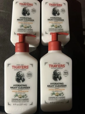 Limpiador facial lechoso hidratante con hongos de nieve 4X-THAYERS con ácido hialurónico-8 oz Foto 1 de 3