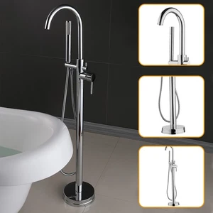 Grifo de bañera independiente retro soporte ducha nostalgia baño bañera grifo DHL - Imagen 1 de 9