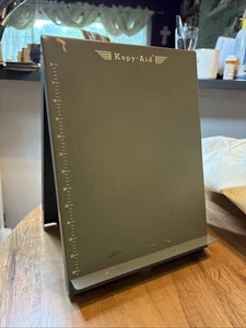 Vintage Kopierhilfe Metall Dokumentenhalter Ständer Schreibwerkzeug (Büro Dekor Requisite) - Bild 1 von 2