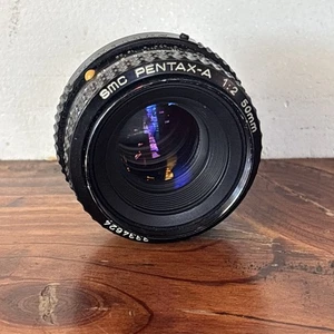 Lente de enfoque manual Pentax SMC Pentax-A 50 mm 1:2 - Imagen 1 de 6