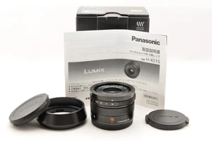 Panasonic LEICA DG SUMMILUX 15mm F1.7 ASPH. Black [ Near Mint in Box ] #C303 - Picture 1 of 19