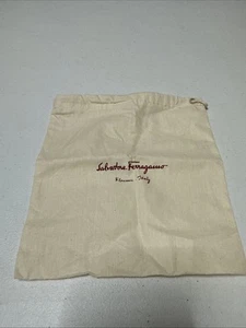 SALVATORE FERRAGAMO Sacchetto antipolvere borsetta copri scarpe 7 x 8" (0951) - Foto 1 di 5
