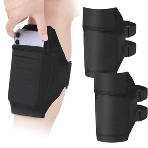 Jadive 2 Packs Sangles de Jambe de Téléphone Portable Jambe Support de Téléphone Bras Bracelet Smartphone Non... - Photo 1 sur 7