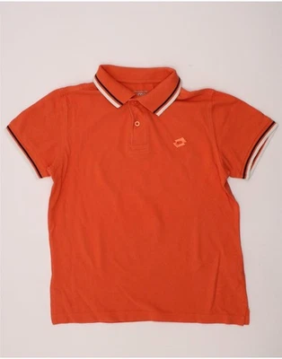 LOTTO Boys Polo Shirt 10-11 Years Medium Orange Cotton FJ36 - Image 1 of 3